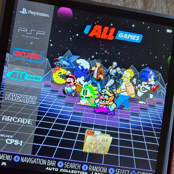 Handheld Open Source Gaming Console R36 MAX - INDIGO BLUE - Picture 3 of 8